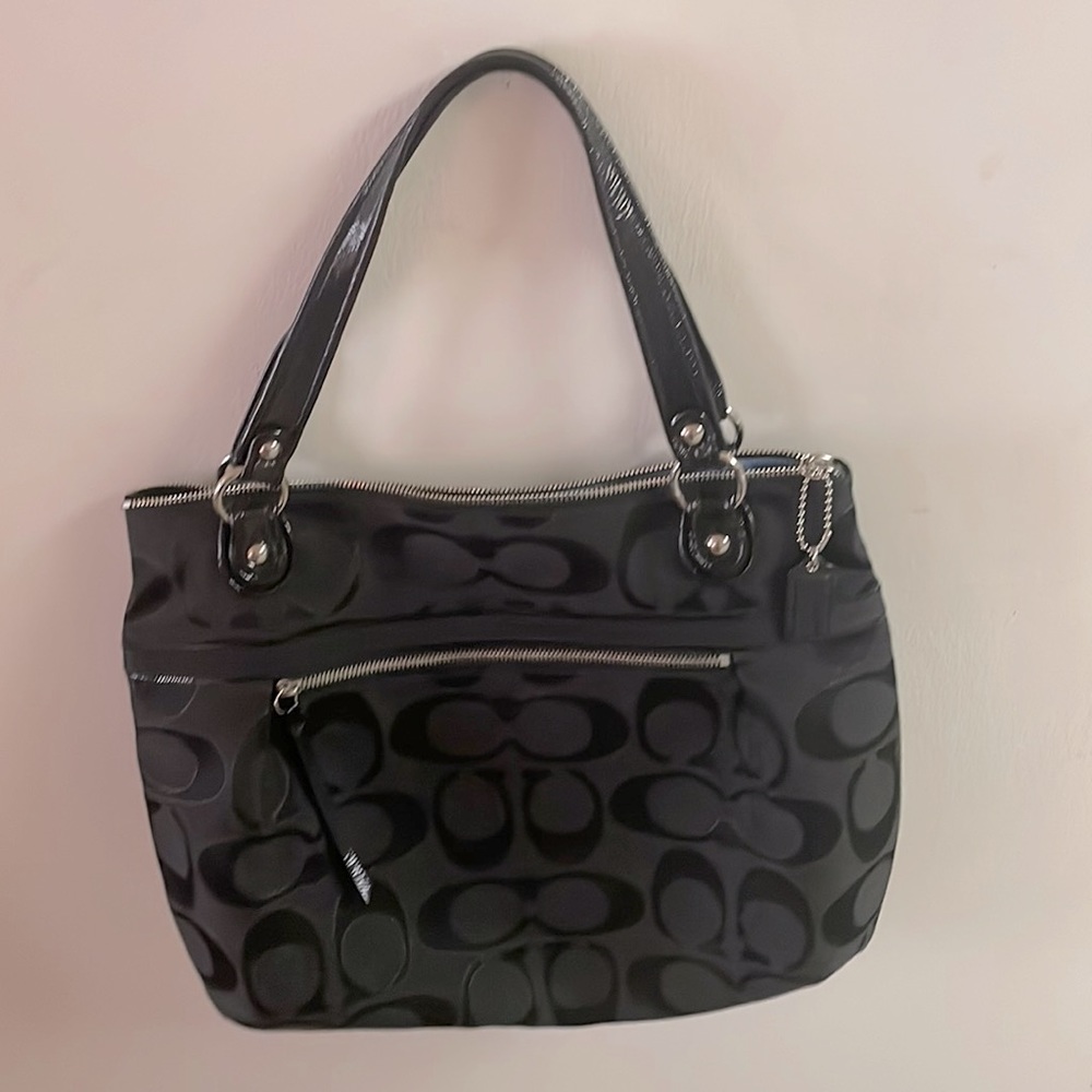 Coach poppy tote bag